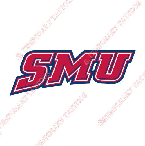 Southern Methodist Mustangs Customize Temporary Tattoos Stickers NO.6297